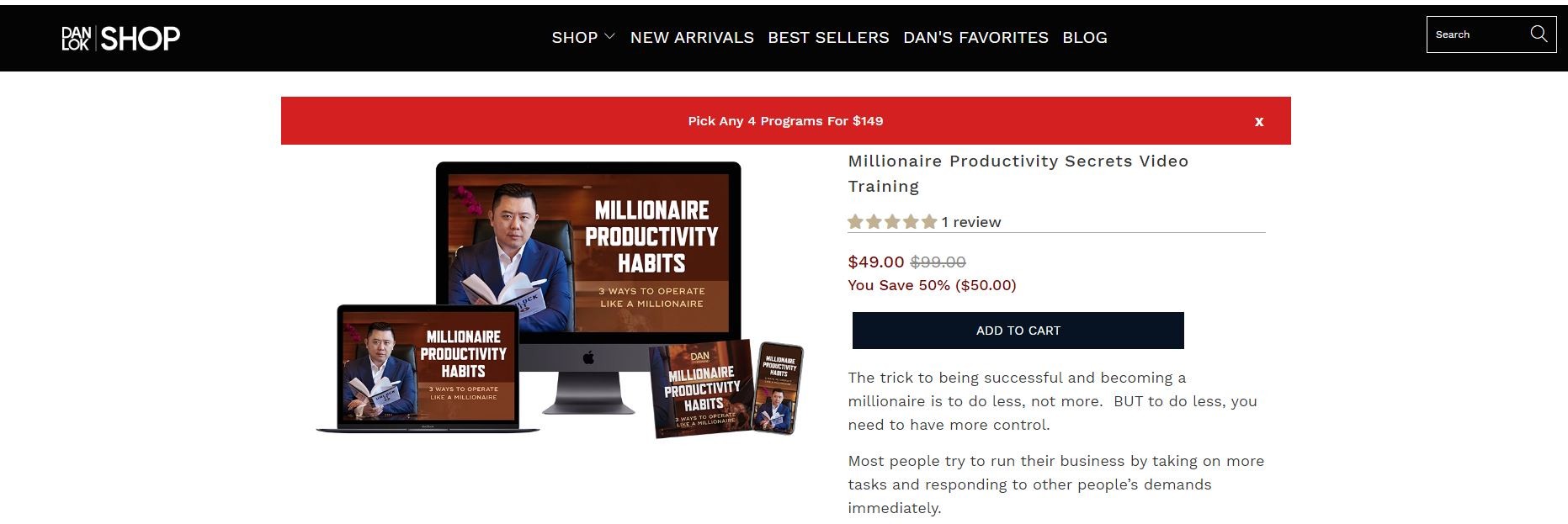 Download Millionaire Productivity Secrets Video Training By Dan Lok