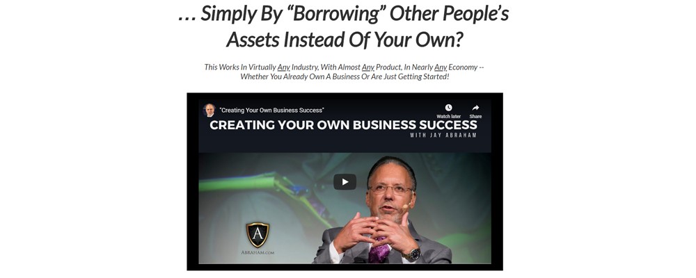[Download] Jay Abraham - Creating Your Own Business Success 1