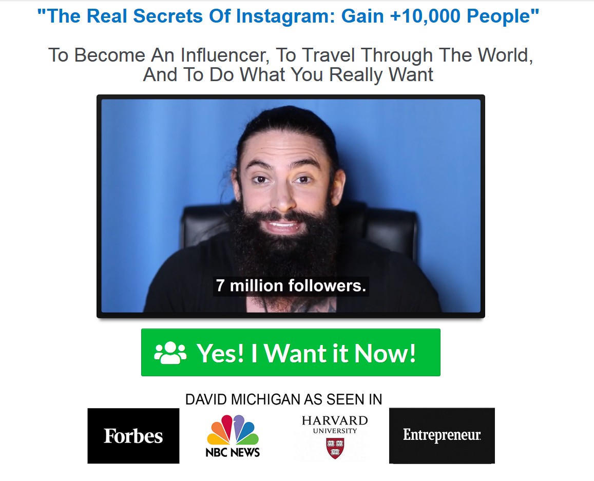 Download The Real Secret of Instagram By David Michigan