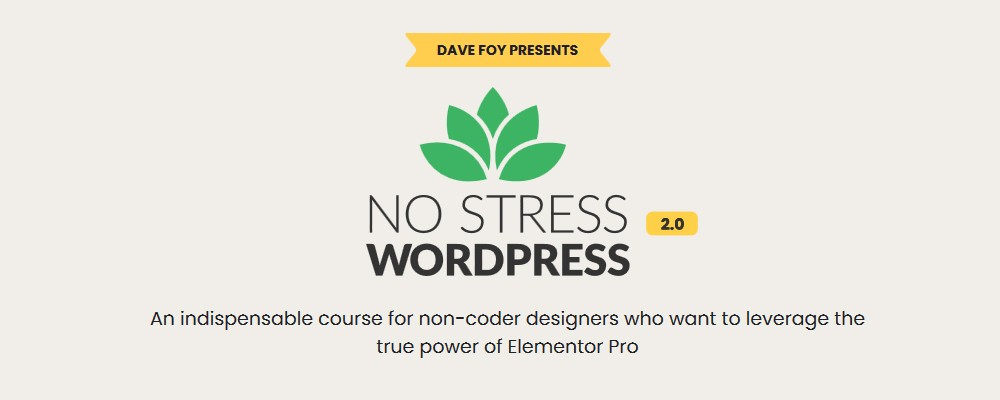 [Download] Dave Foy - No Stress Wordpress 2.0 2