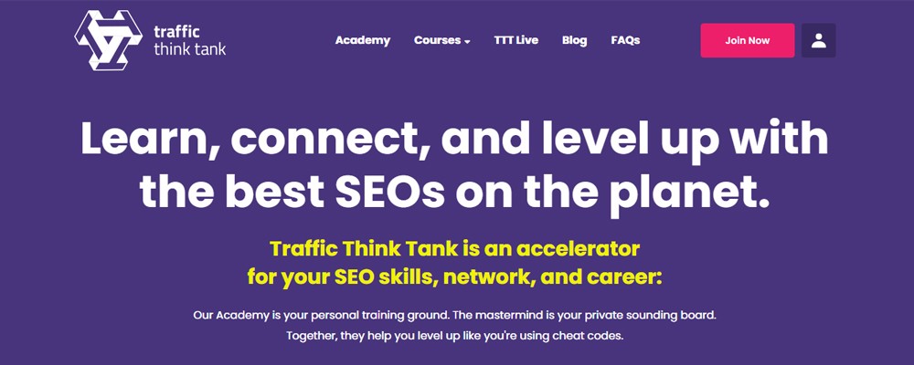 Get Now Traffic Think Tank SEO Courses