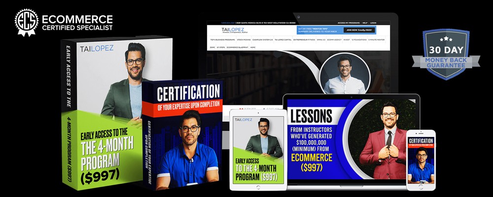 [Download] Tai Lopez – Ecommerce Specialist Certification 2