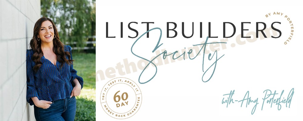 [Download] Amy Porterfield – List Builders Society 4