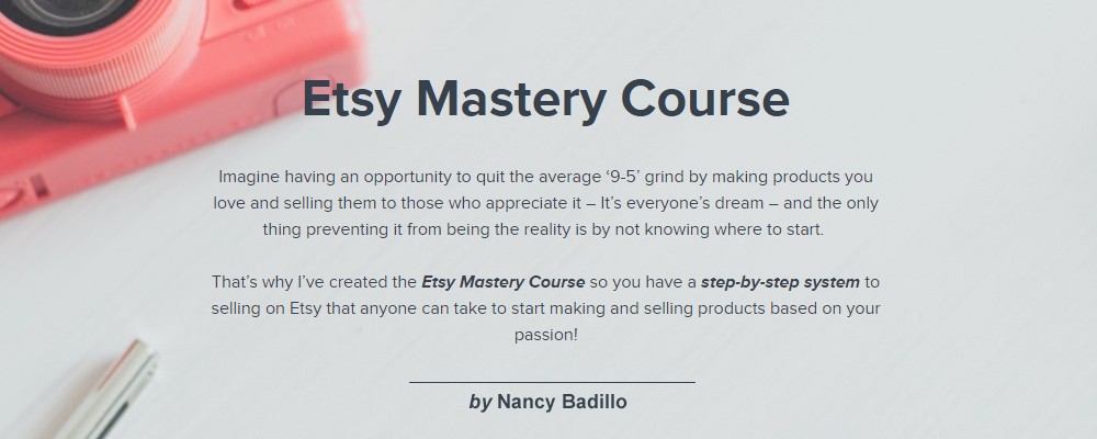 [Special Offer] Nancy Badillo - Etsy Mastery Course 2