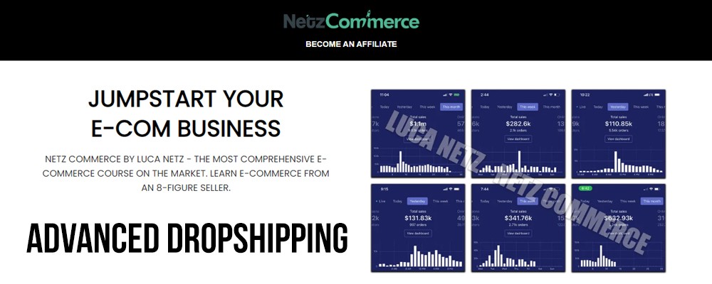 Download Advanced Dropshipping Course By Luca Netz