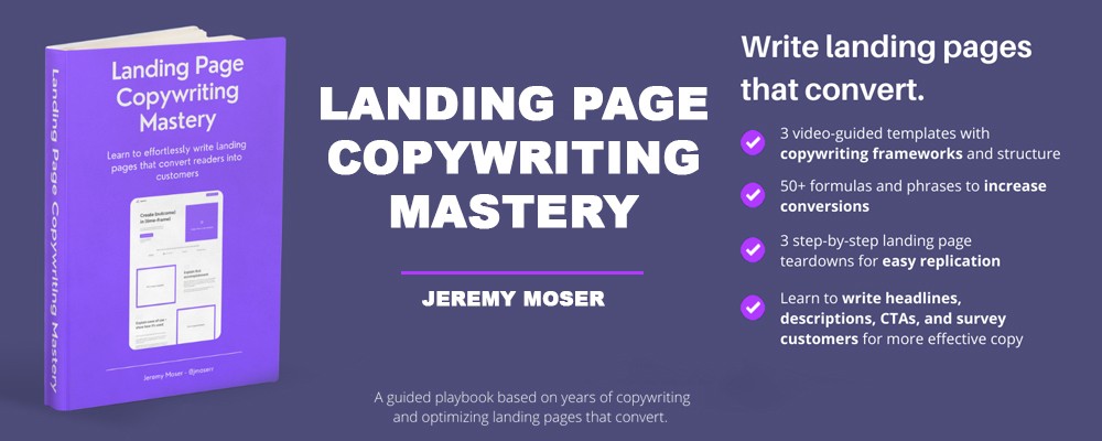 [Download] Jeremy Moser - Landing Page Copywriting Mastery 3