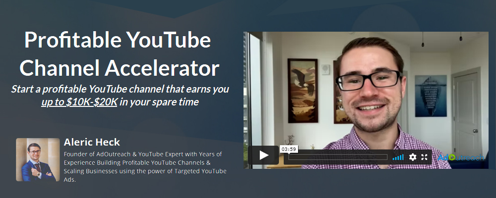 [Download] Aleric Heck – Profitable YouTube Channel Accelerator 8
