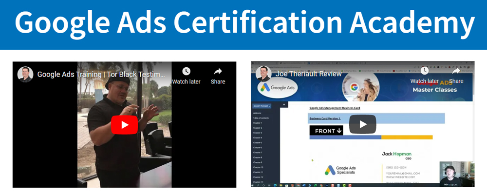 Download Google Ads Certification Academy By Jack Hopman